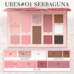 Urracx Make Up Pallete Eyeshadow Flower Language 12 Colors Eyeshadow Palette(13.5g)
