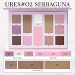 Urracx Make Up Pallete Eyeshadow Flower Language 12 Colors Eyeshadow Palette(13.5g)