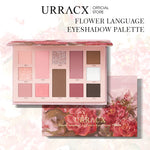 Urracx Make Up Pallete Eyeshadow Flower Language 12 Colors Eyeshadow Palette(13.5g)