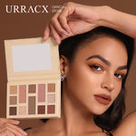 Urracx Eyeshadow Palette Make Up 12 Warna High Pigment Smooth Powder Long Lasting