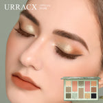 Urracx Eyeshadow Palette Make Up 12 Warna High Pigment Smooth Powder Long Lasting