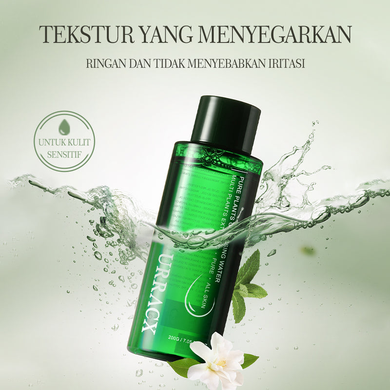Urracx Halal Makeup Remover Halal Cleansing Water Pure Plants 200g