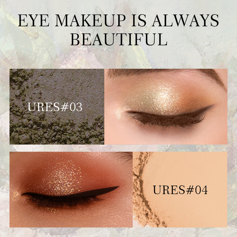 Urracx Eyeshadow Palette Make Up 12 Warna High Pigment Smooth Powder Long Lasting