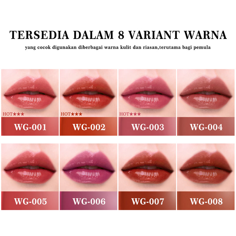 Urracx Lip Gloss Lembut Tahan Lama Stain Lip Tint Pelembab