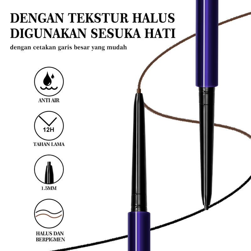 Urracx Kosmetik Eyeliner Pensil Waterproof Sculpying Delicate Silky Eyeliner Makeup